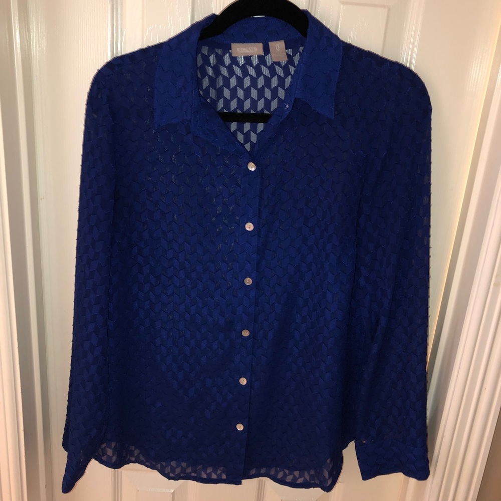 NWOT CHICO’s Button Down
